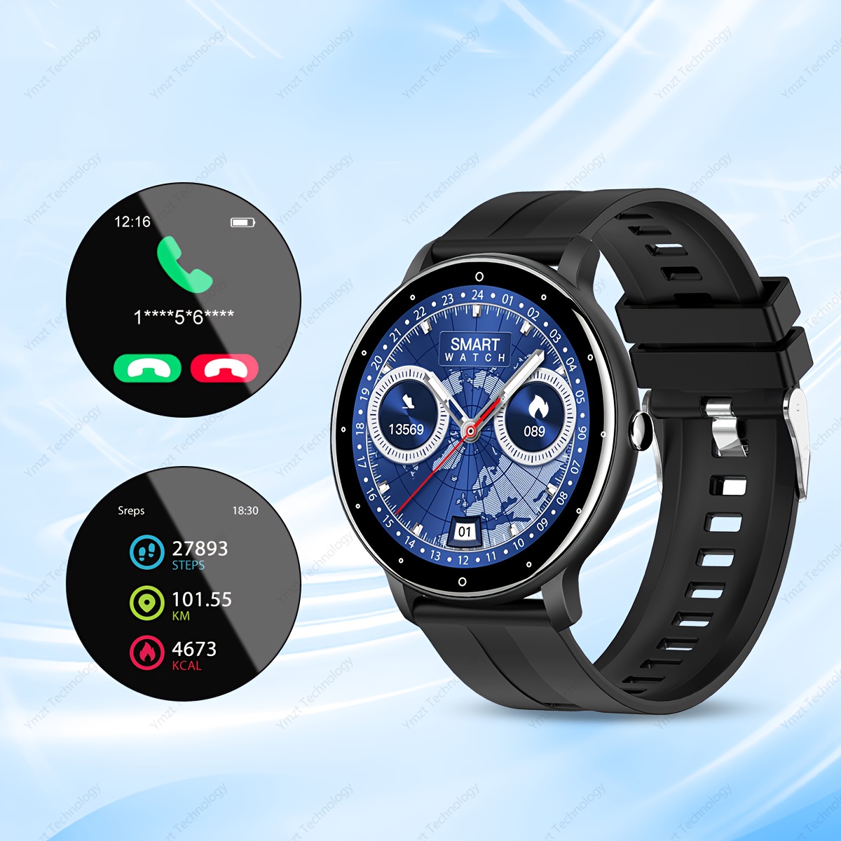Smartwatch Watches That Connect To Iphone - New Departure 2025 Smartwatch | Full-Screen