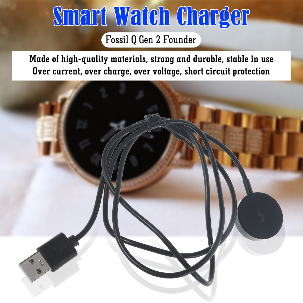 Fossil Watches Smartwatch Charger - USB Smart Watch Magnetic Charger Short