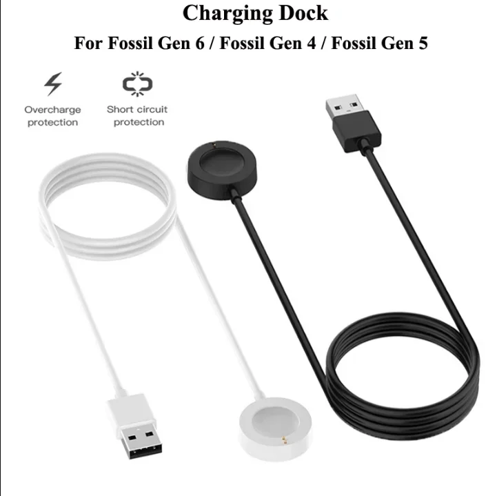 Fossil Watches Smartwatch Charger - USB Magnetic Fast Charger Dock For