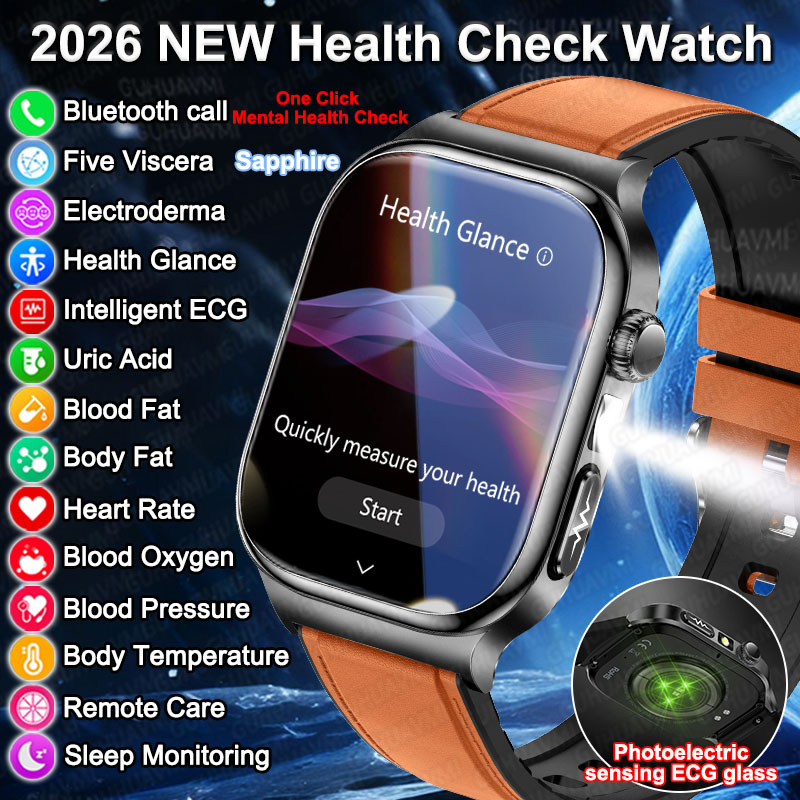 Smartwatch Professional Watches For Men - 2026 New Accurate Diagnosis Smart Watch