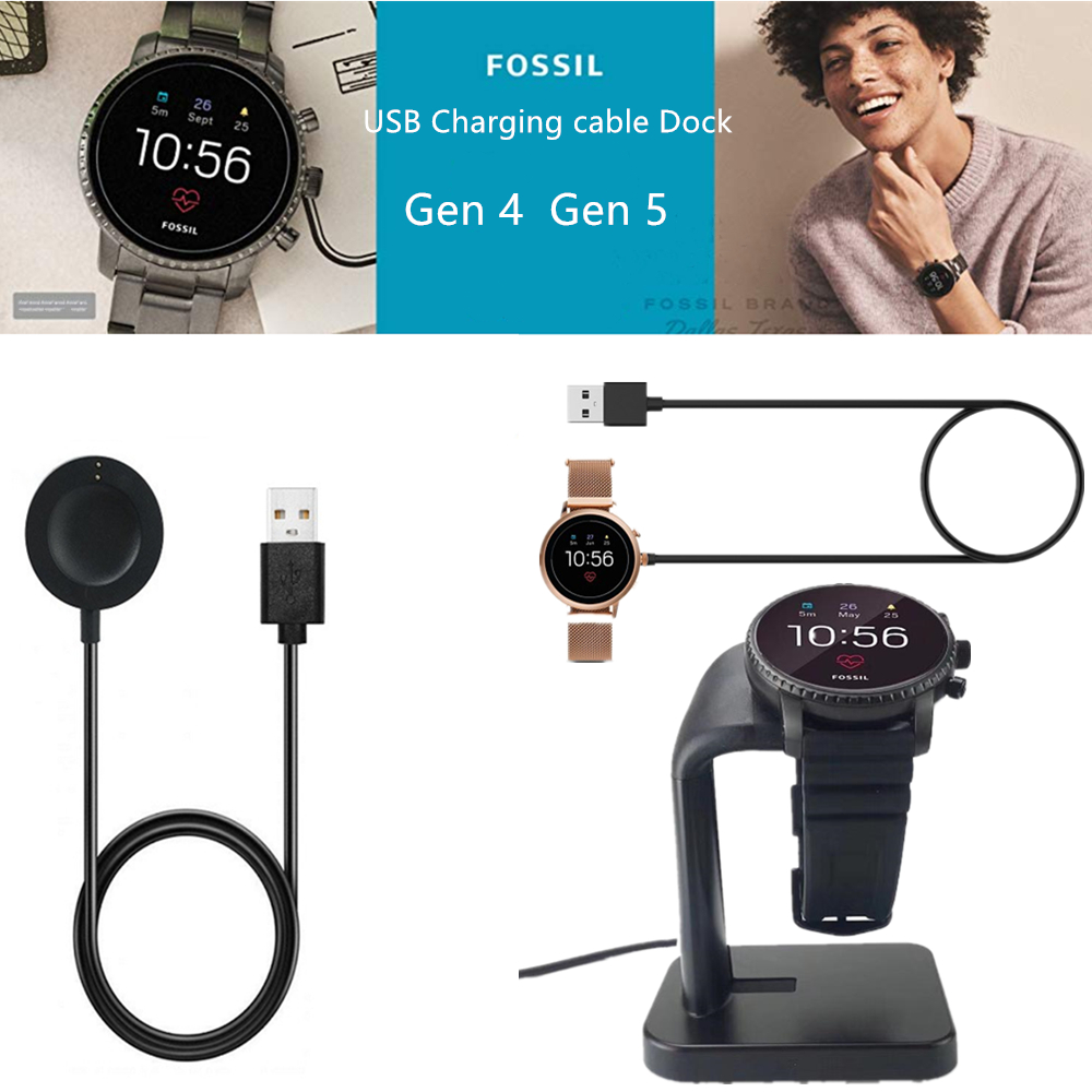 Charger For Fossil Gen 4 5 Sma - огляд і ціна Fossil Watches Smartwatch Charger