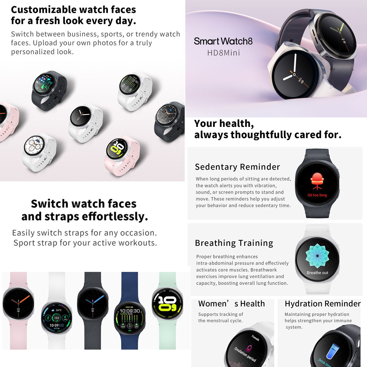 2026 New Watches 8 Mini GPS Tr - огляд і ціна Smartwatch Professional Watches For Men