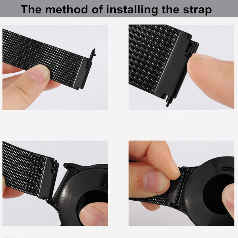 18MM Milanese Loop Strap For F - огляд і ціна Fossil Watches Smartwatch Gold