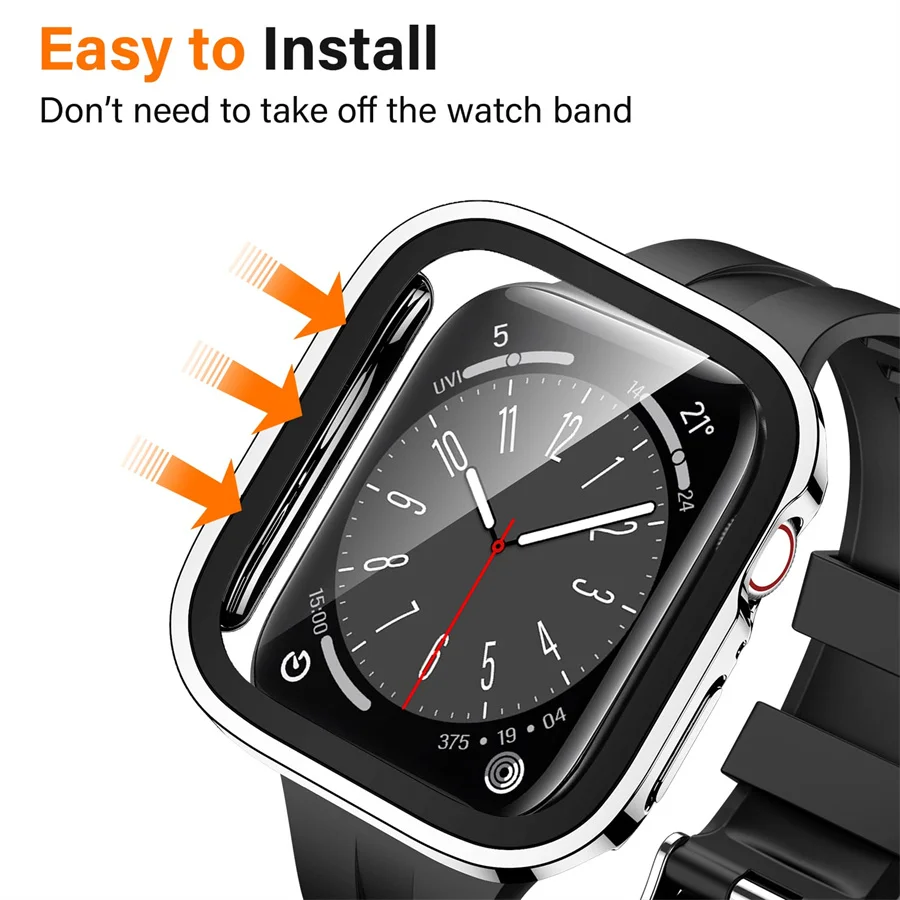 Glass+cover For Apple Watch ca - огляд і ціна Watches Not Smartwatch