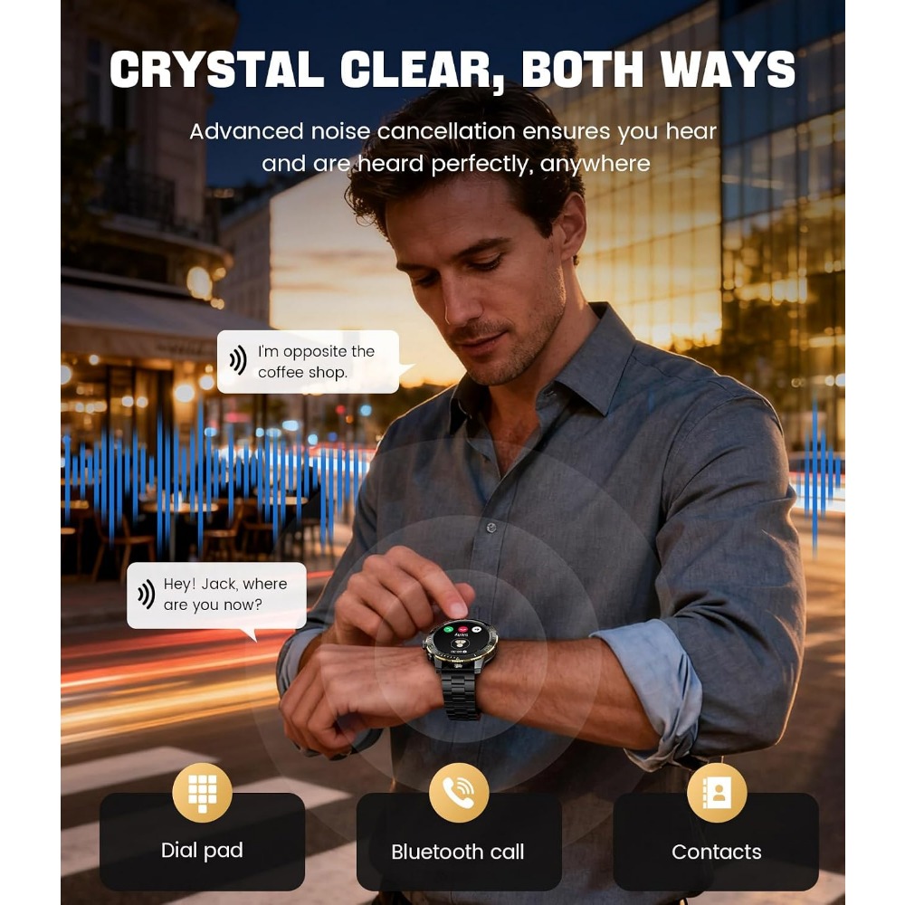 Smartwatch Men: 1.43