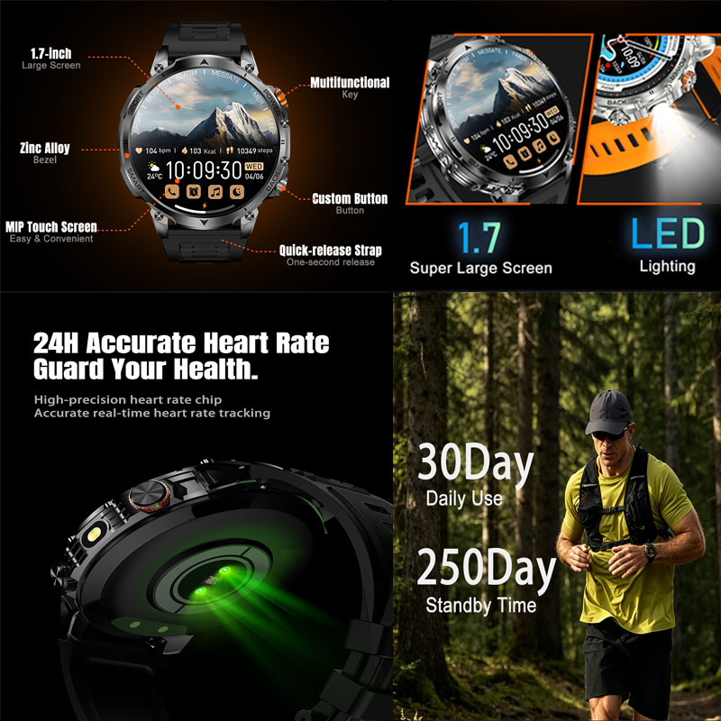 2026 New 1.46 Inch HD screen 1 - огляд і ціна Smartwatch Professional Watches For Men
