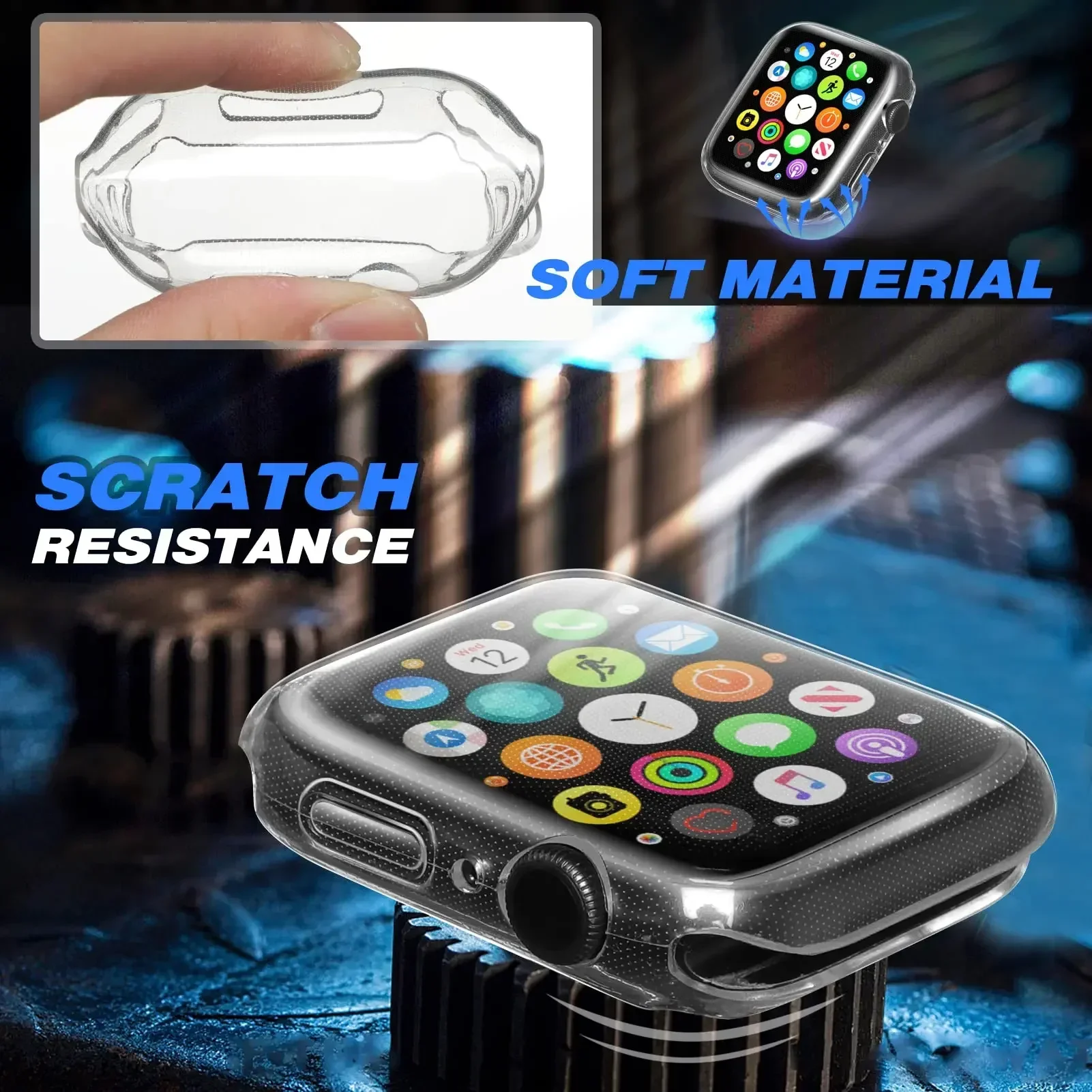 Cover For Apple Watch Case 44m - огляд і ціна Watches Not Smartwatch