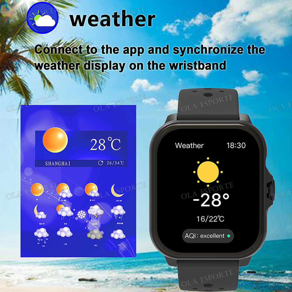Smart watch, wireless calling  - огляд і ціна Smartwatch Iphone Watch For Men