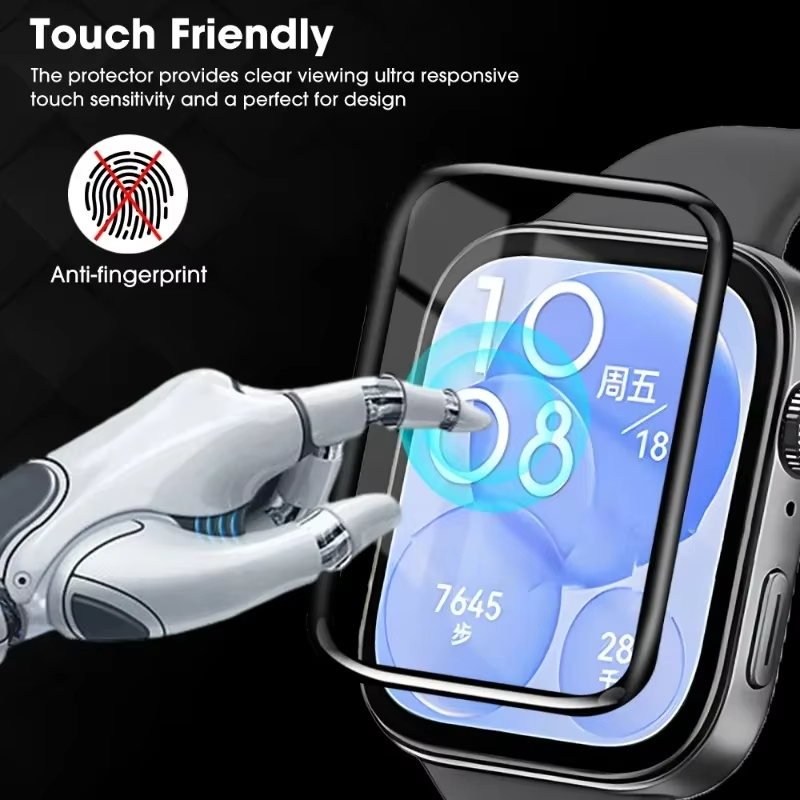 1-5Pcs 9D Curved Film For Huaw - огляд і ціна Watches Not Smartwatch