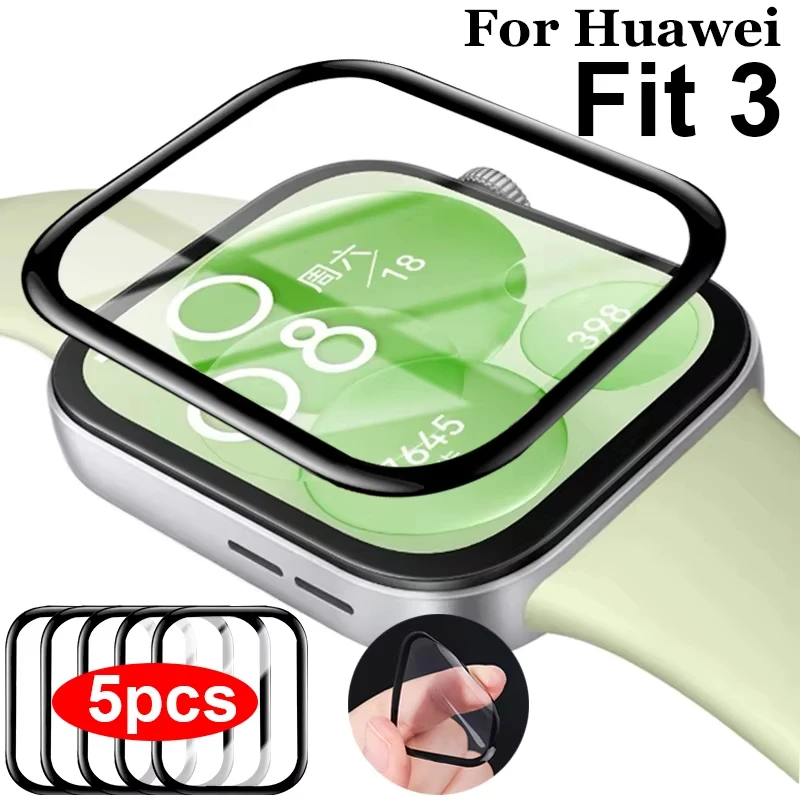 1-5Pcs 9D Curved Film For Huaw - огляд і ціна Watches Not Smartwatch