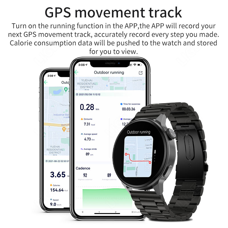 FOXBOX Men's Smart Watch GPS M - огляд і ціна Smartwatch Watches For Sale