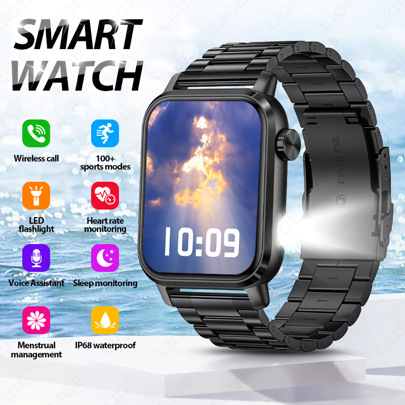 LIGE Smart Watch Sports Fitnes - огляд і ціна Smartwatch Watches For Sale
