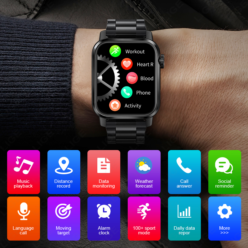 LIGE Smart Watch Sports Fitnes - огляд і ціна Smartwatch Watches For Sale