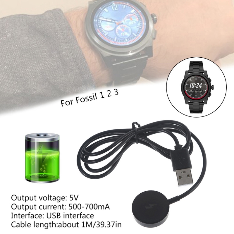 USB Watch Charger Adapter Smar - огляд і ціна Fossil Watches Smartwatch Charger