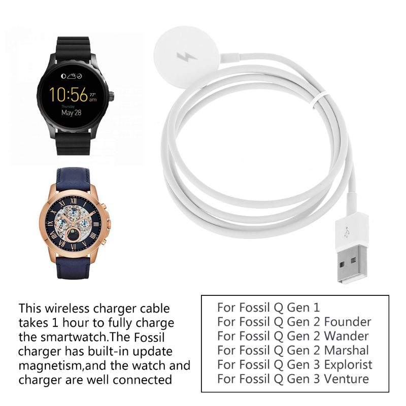 USB Watch Charger Adapter Smar - огляд і ціна Fossil Watches Smartwatch Charger