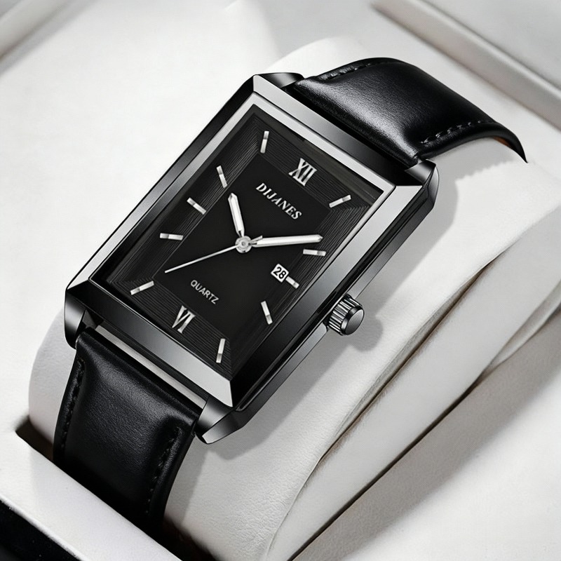 Casual Leather Men Watches Sim - огляд і ціна Watches Not Smartwatch