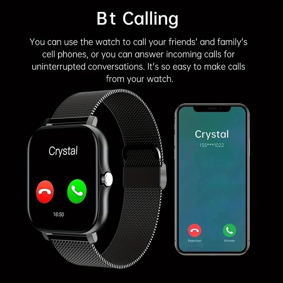 Smart Watch For Android IOS Wa - огляд і ціна Smartwatch Professional Watches For Men