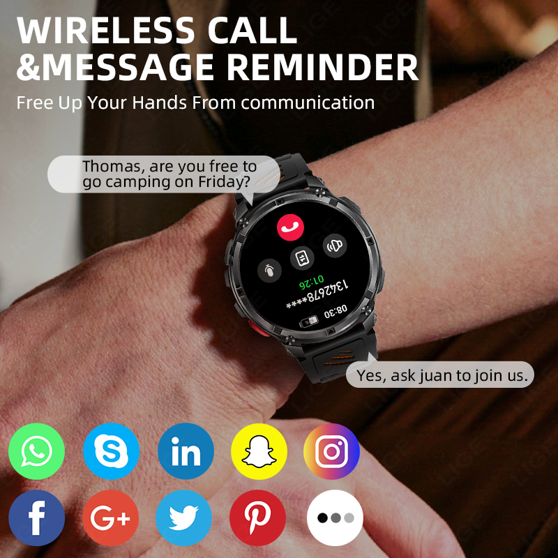 LIGE Smart Watch 2026 Hot Sale - огляд і ціна Smartwatch Watches For Sale
