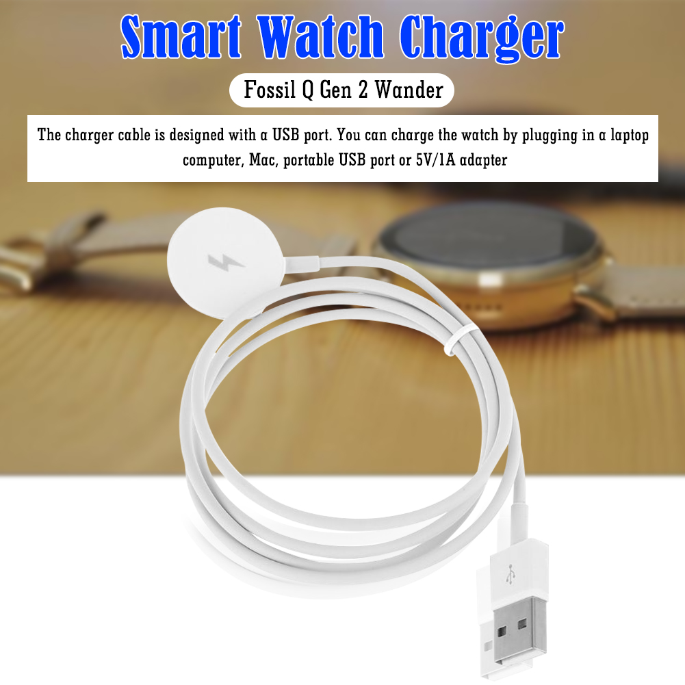 Watch Charger Cable USB Chargi - огляд і ціна Fossil Watches Smartwatch Charger