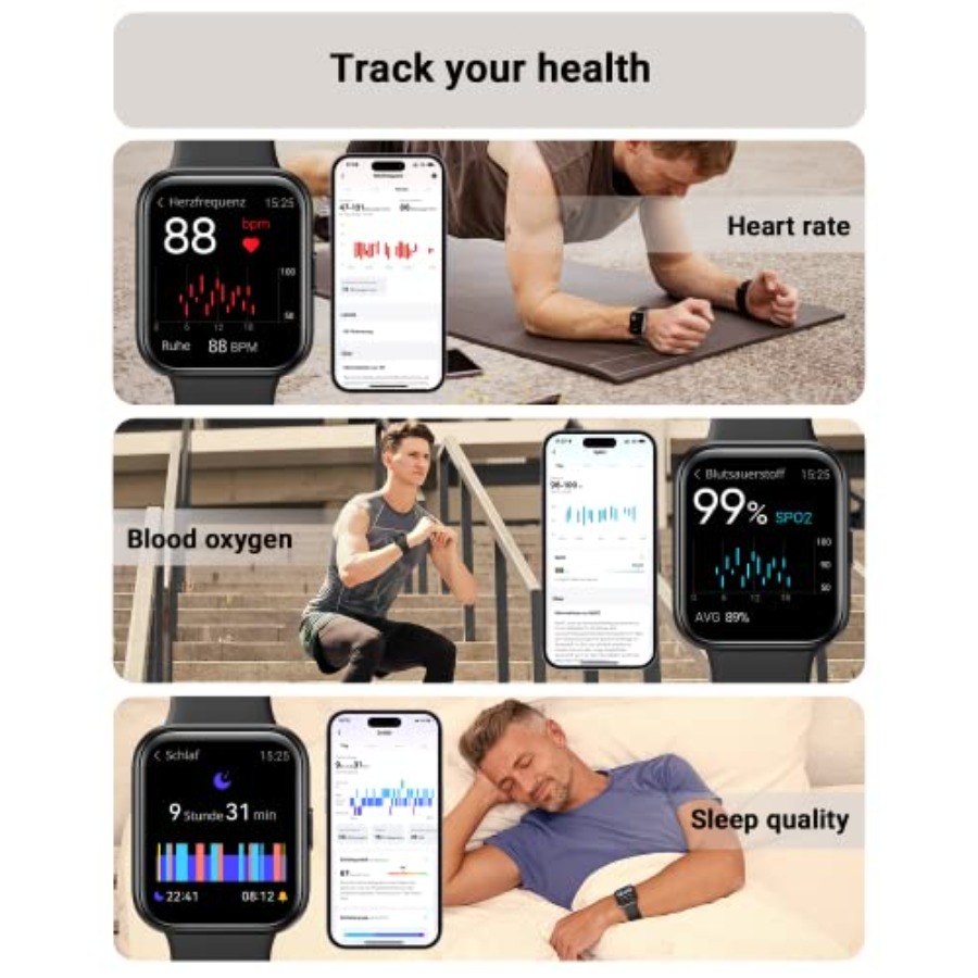 Smart Watch for Men/Women Andr - огляд і ціна Smartwatch Iphone Watch For Men